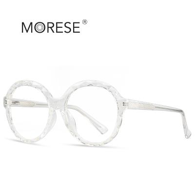 China Hot Selling Cateye TR90 Woman In Round Anti Running Blue Light Glasses Rxable RTS Prescription Frames for sale