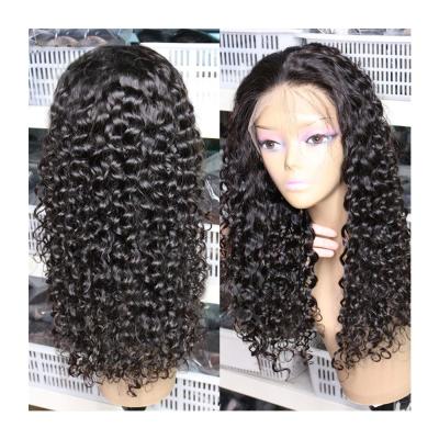 China Brazilian Loose Deep Wave Human Hair Transparent Lace Wig ,Loose Deep Wave Pre Plucked Virgin Hair 4*4 Lace Closure Hair Wigs for sale