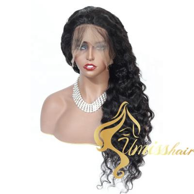 China Body Wave Cuticle Aligned Full Hair Lace Wig With Transparent Lace Hair Wig for sale