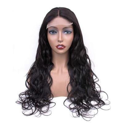 China Raw Indian Body Wave Private Label Hair Lace Wig , Customized 4*4 Closure Wig Body Wave Virgin Hair Lace Wig With Preplucked Knots for sale