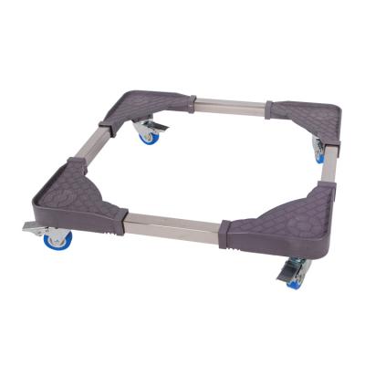 China Stainless Steel Competitive Price For Washing Machine Rack Trolley Washing Machine Rack Bracket Refrigerator Stands Low for sale