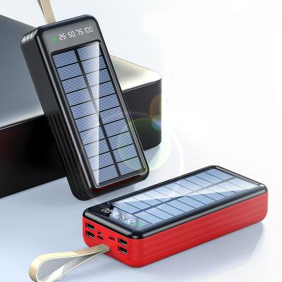 China Easy fast charging carry high quality 80,000mah mobile outdoor emergency large capacity solar power bank for camping for sale