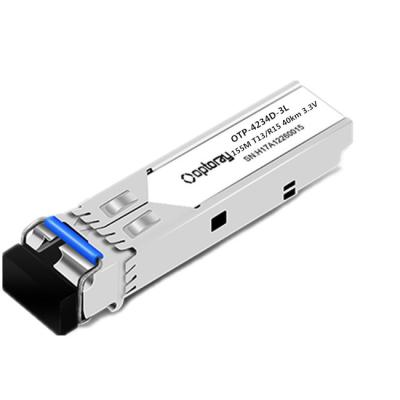 China FTTX 155M 40km 3.3V 1-Fiber 1310nm/1550nm SFP Transceiver Module for sale