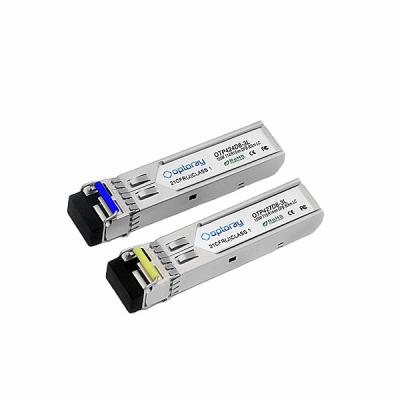 China FTTX BIDI 80km 1310nm/1550nm LC/SC Optical Connector SMF WDM Gbic Transceiver SFP Module Price for sale