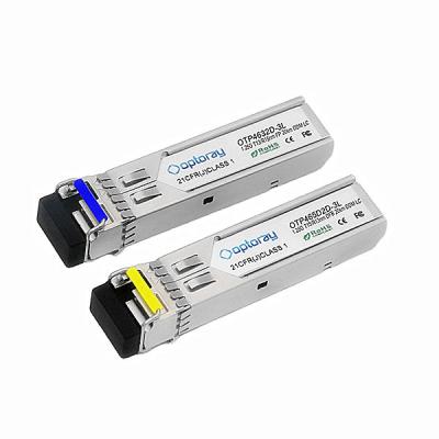 China FTTX China Qaultiy Supplier 1.25g BIDI SFP 1550nm/1310nm Transceiver Module 20Km SC SFP Transceiver for sale