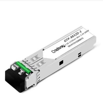 China FTTX 2.5G Duplex Gigabit Ethernet 80km 1550nm LC Connector SFP Transceiver Module for sale