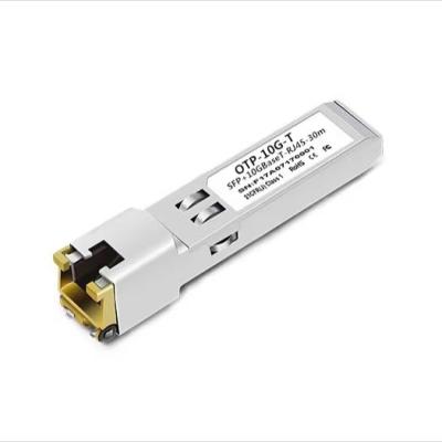 China FTTX 10G SFP Copper RJ45 30m SFP+r China Transceiver Module for sale