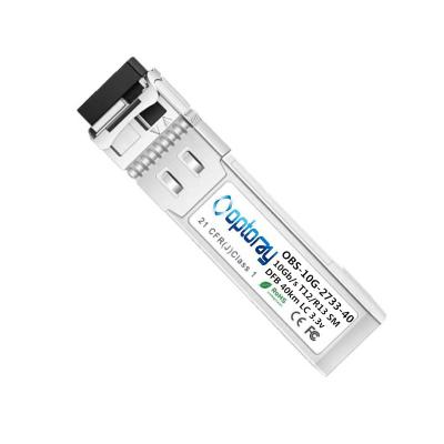 China FTTX 10G 40km SFP+ Tx 1270nm Rx1330nm LC DDM BiDi SFP+ Module for sale