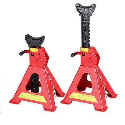 China Hold Vehicles 3 Ton Vehicle Jack Stand Lift Tools Rachet Adjustable Car Jack Stand With Extra Safe Pin for sale