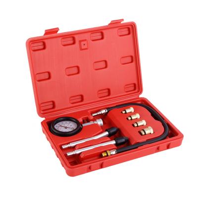 China For Auto Repair & 8pcs Maintenance Cylinder Pressure Gauge Engine Compression Tester Kit With Storage Case Portable Automotive Tool Kit for sale