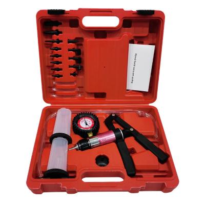 China Cars Brake Fluid Replacement Tool Kit with Hand Grip Vacuum Pump for Pumping for sale