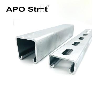 China Hot Sale Supply Customized Aluminum Unistrute Channel C Channel Unistrute for sale