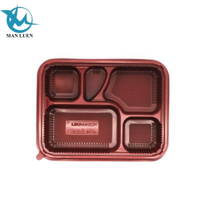 China Hot Sale Disposable Food Grade PP Plastic Disposable Lunch Box for sale