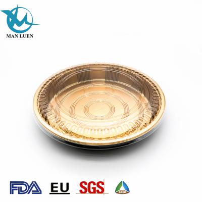 China Large Round Disposable Plastic Portion Serving Trays for sale