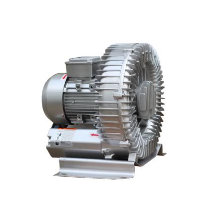 China Portable Electric Blower High Flow 250W 1100W 2.2KW 200 M3/H Compressor Side Channel Blower For Sewage Treatment Plant for sale