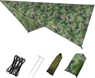 China Removable Ultralight 3000 PU Waterproof Tent Tarp Cover Rain Fly Tarp Great For Camping, Backpacking And Outdoor Adventure for sale