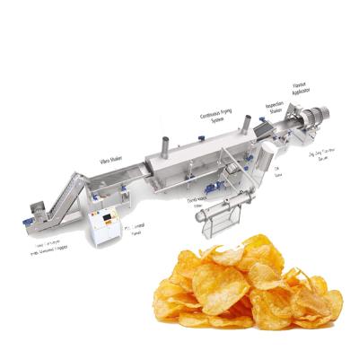 China Deep Fryer Frozen French Fries Frozen Fish Chips Production Line for sale