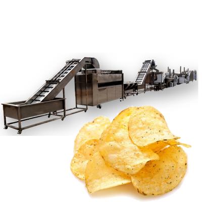 China LY-8500 1.5t 252kw French Fries Cutter Frozen Commercial Potato Chips Making Line Frying Machine Potato Chips for sale