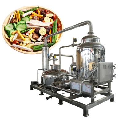 China Chips 50-280kg/H 110-650L Steam 11kw Vacuum Frying Machine for sale