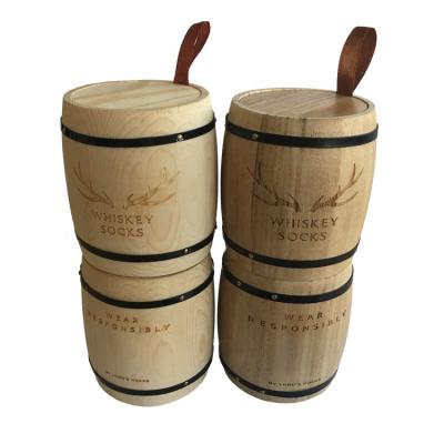 China Custom Handmade Hot Sale Cheap Wooden Tea Coffee Sugar Canisters Set Wooden Coffee Barrels for sale