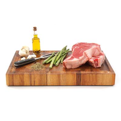 China Viable Unfinished Wooden Meat Grinder Cutting Board for sale