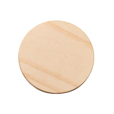 China Non Spill Pine Wood Sealed Lid With Silicone , Handmade Wooden Sealed Lids Round Wooden Cover for sale