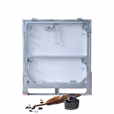 China 1000L Rugged Durable Eco - Friendly Folding Iron Crate For Prepared Chinese Ink for sale