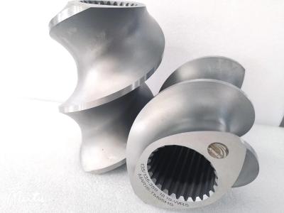 China Doppeldrehender Doppelschneckenextruder des schraubenelements Co benutzt PVC-ABS Rohr-Film-dem Extruder IN DES PET-pp. zu verkaufen