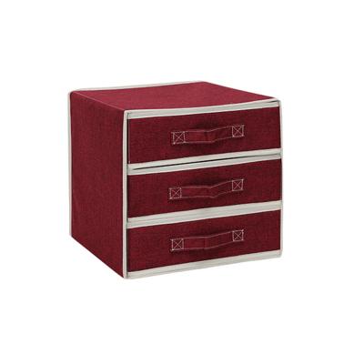 China Foldable Bra Storage Box Household Underwear Storage Box Cabinet Bedroom Socks Drawer Foldable Storage Box for sale