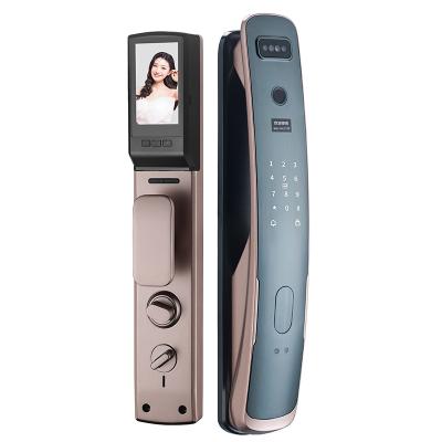 China 3D Access Face Recognition Automatic Smart Door Lock Face Recognition Intelligent Door Lock 47X28X10cm for sale