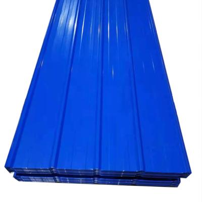 China Making Pipes Color Coated Galvanized Zinc Coated Corrugated Steel Roofing Sheet for sale