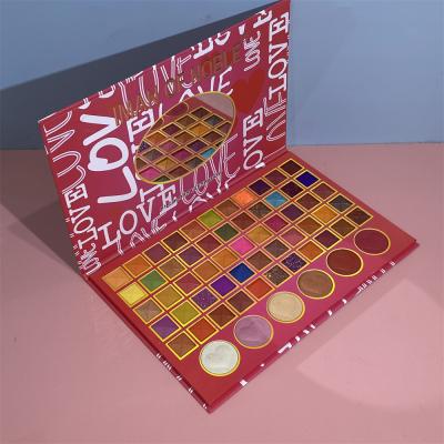 China 2021 Waterproof Hot Selling 61 Colors Like One Size Makeup Eyeshadow Palette Cosmetics Eyeshadow Blusher for sale