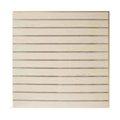 China Various colors and sizes pvc slatwall panel garage wall moisture proof slatwall panel with bracket, hooks and other slatted wall accessories for sale