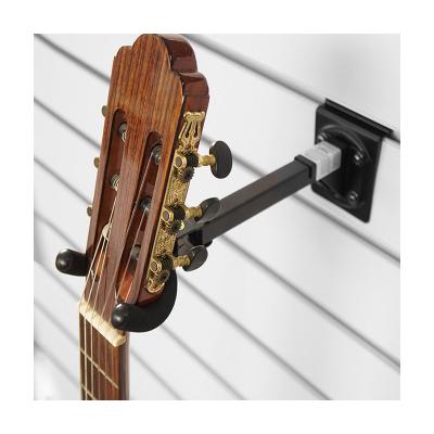 China Modern Ready To Board Slatwall Slat Wall Guitar Hangs Guitar Wall Mount Hangs Guitar Rack Wall Hook for sale