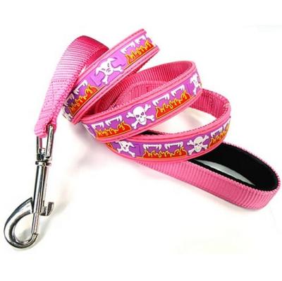 China Sustainable Manufacturer Customized PVC Logo Polyester PVC Dog Leash For Promotion Gifts for sale