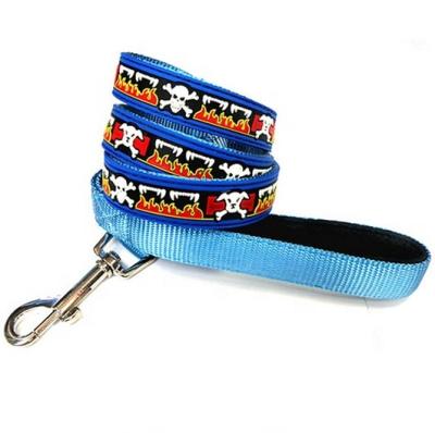 China Customized Viable Cheapest Fashion Design Price Polyester Pvc Dog Leash for sale