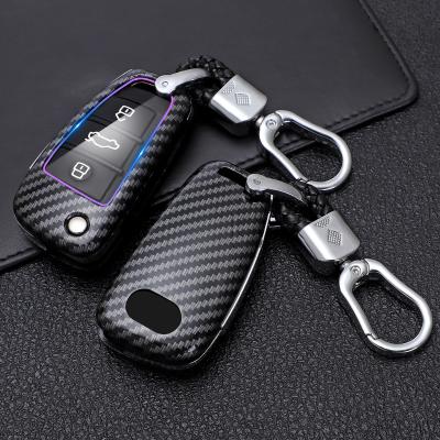 China High Quality Car Key Case Cover Car Key Cover For Chery E3 E5 A3 A5 Tiggo 3 5 Fulwin2 Eastar Remote Carbon Fiber for sale