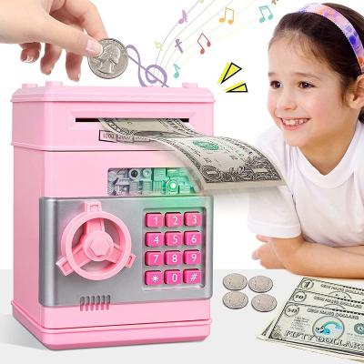 China ABS & PET Password Piggy Bank Digital Electronic Money Bank ATM Cash Coin Saving Box Mini Toys Birthday Gifts For Kids for sale