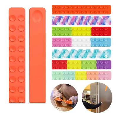 China New Pat Squidopop Pop Toy Product Silicone Sheet Antistress Soft Squishy Noise With Suction E283 for sale