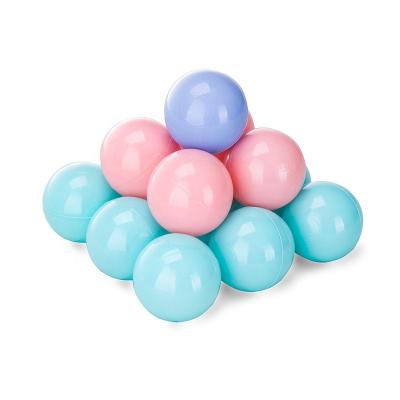 China Smooth Surface And No Burrs High Quality Soft Kids Toy Plastic Ball Pit Balls Colorful Ocean Ball With Mesh Bag Customized Color 2-4 Years, 5-7 Years for sale