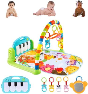 China Wholesale Non-Toxic Kids Crawling Piano Gym Floor Mat Baby Play Mat for Kid Baby Recalling Musical Toy, Sports Play 75*57*43cm Non-Toxic for sale