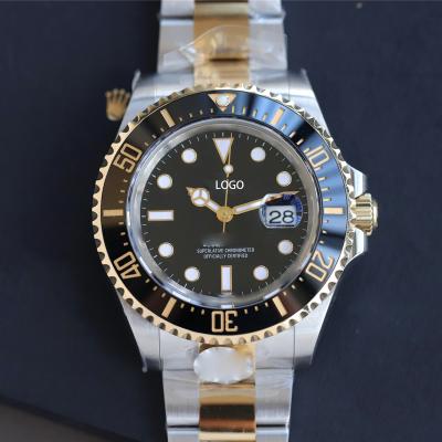 China Auto Date Noob Versus xf 44mm 904L AR Watch Diver Gold Watch Submersible White Belt 3235 Steel Movement for sale