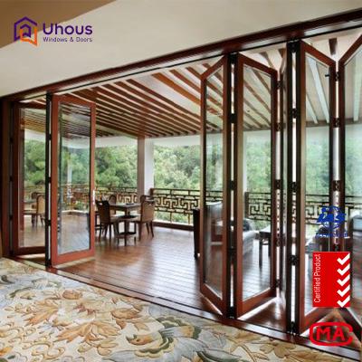 China 2017 Latest Design Window and Door Manufacturer Aluminum Folding Door for sale