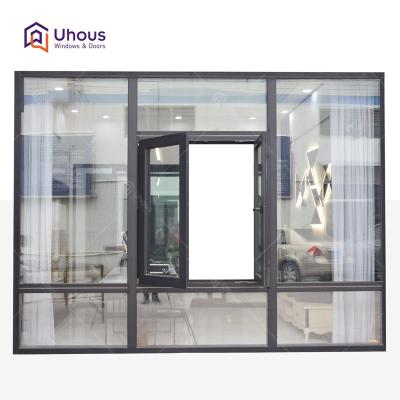 China Hurricane Aluminum Impact Aluminum Glass Alloy+Glass+Accessories Curtain Wall Exterior for sale