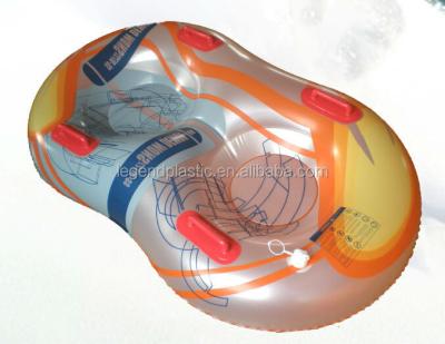 China Inflatable PVC Snow Tubes /inflatable double snow sled for two person for sale