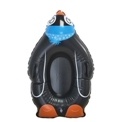 China 2022 Hot Selling Winter Fun PVC Snow Plastic Inflatable Tube, Penguin Sled for sale