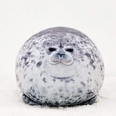 China Women MerryXD Chubby Blob Seal Pillow, Plush Cotton Stuffed Toy Cute Ocean Medium Animal (17.6 in) for sale