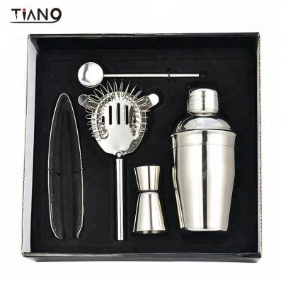 China Viable Luxury Mixer Shaker Set Bartender Book Cocktail Bar Party Glass Mixing Kit for sale