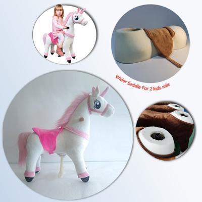 China Ride On Toy White and Pink Horse Toy Unicorn Ride On Toy from Unicorn Series In Ride On for sale