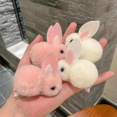 China Cute New Cartoon Hair Clip Animal Hair Decoration Baby Rabbit Hair Accessories Babies Headwear Hairpins Hairpins Hair Clips for sale